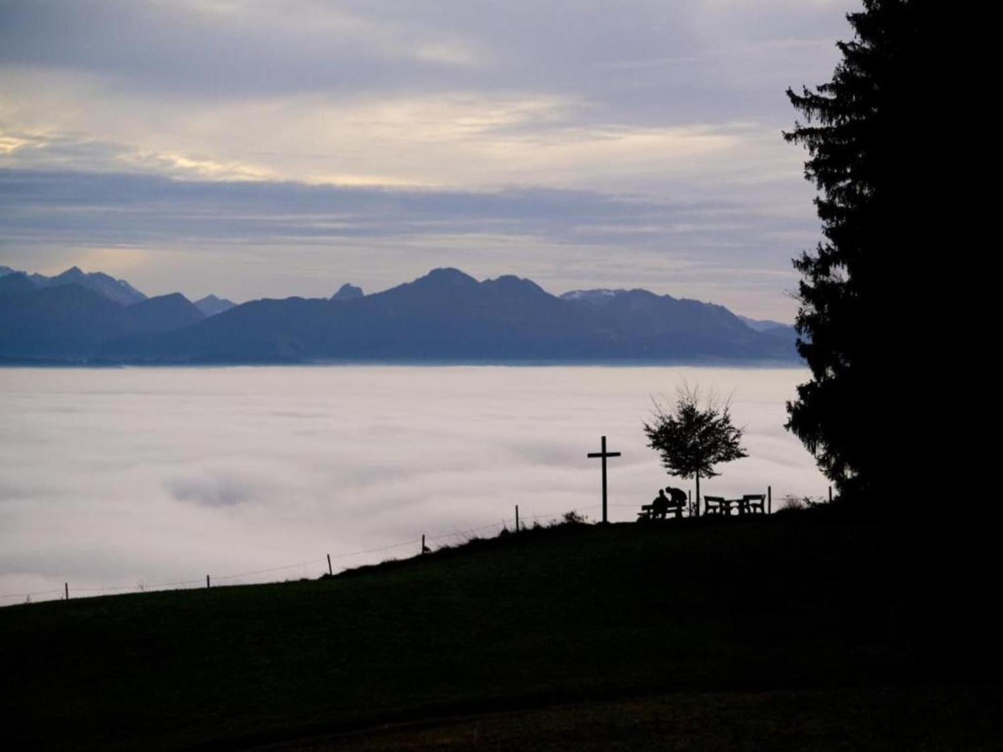 Apartment In The Allg U With View Of The Bavarian Alps 伯拜恩 外观 照片